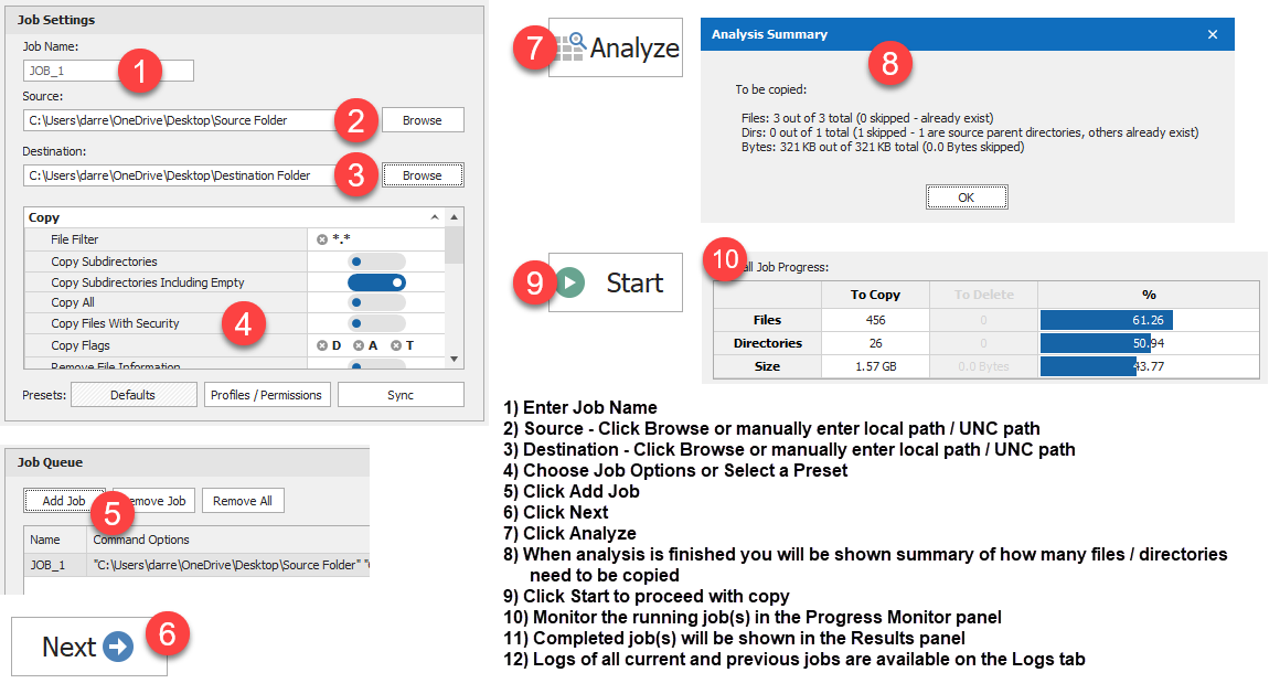 RoboCopy GUI - Visual File Copy Tool | Free Download and Latest Version